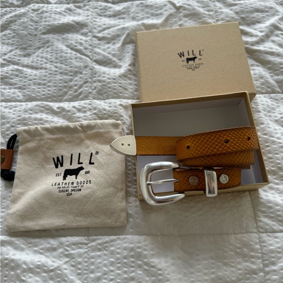 Will Leather Goods belt Size-M - Picture 4 of 11